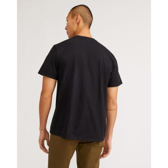 Everlane Mens Premium Weight Crew Neck T Shirt Medium Black Short Sleeve NWT - Picture 2 of 11